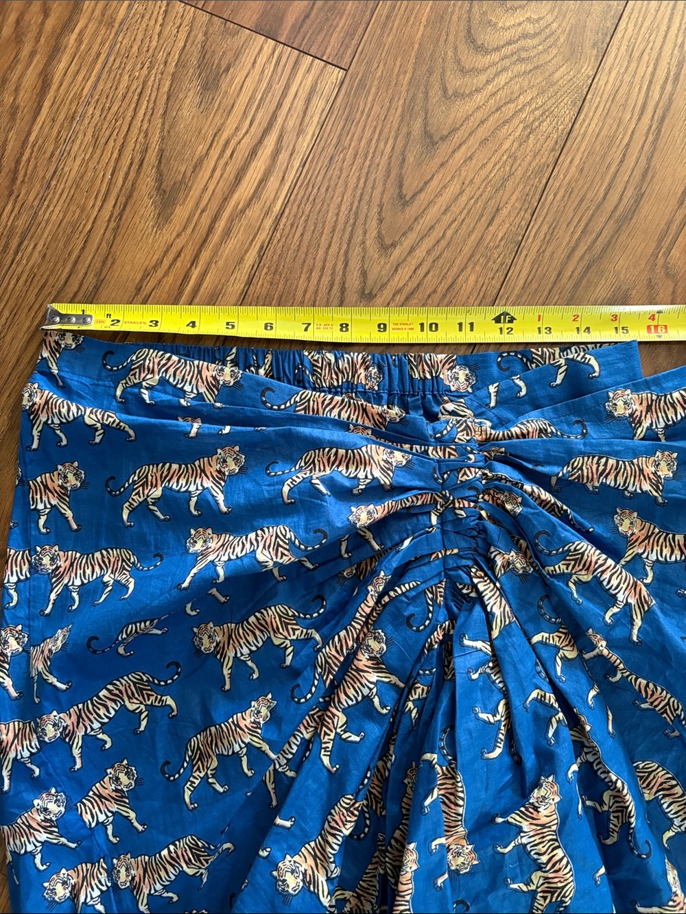Guadalupe Women’s Royal Blue Tiger Pareo Skirt - Picture 6 of 10